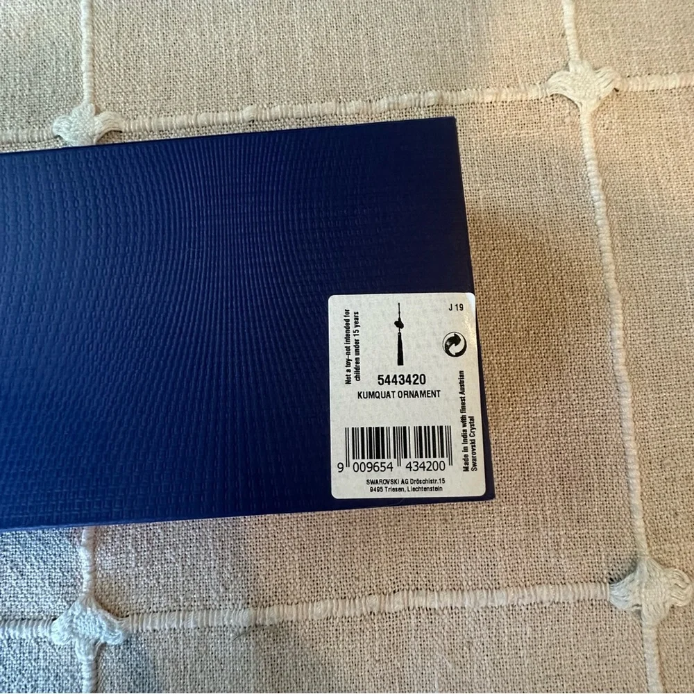 NWT Swarovski | Chinese New Year Prosperity Kumquat Ornament $149 - Picture 7 of 7